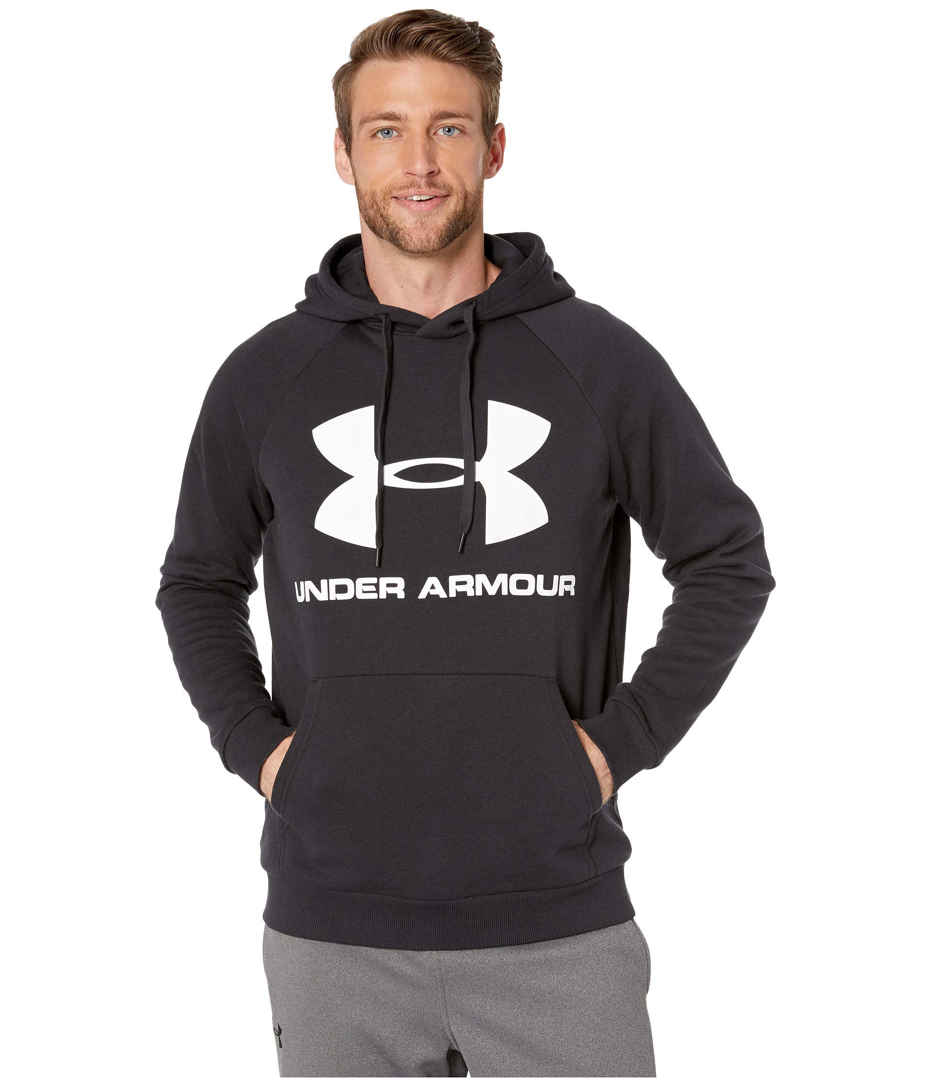Under Armour 1345628 Men's Rival Fleece Sports Style Logo Hoodie (Training/Hoodi