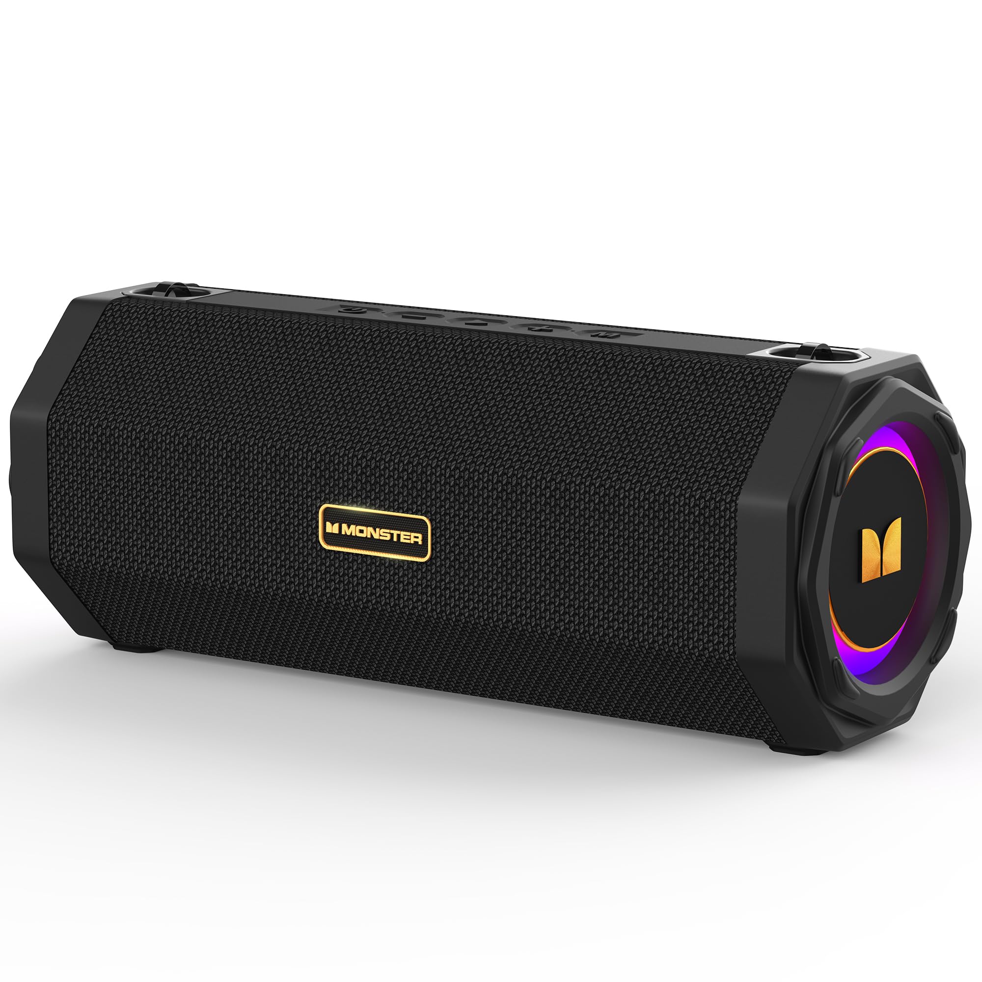 Monster Bluetooth Speaker, 50W Loud Stereo Sound Outdoor Speakers, IPX6 Waterpro