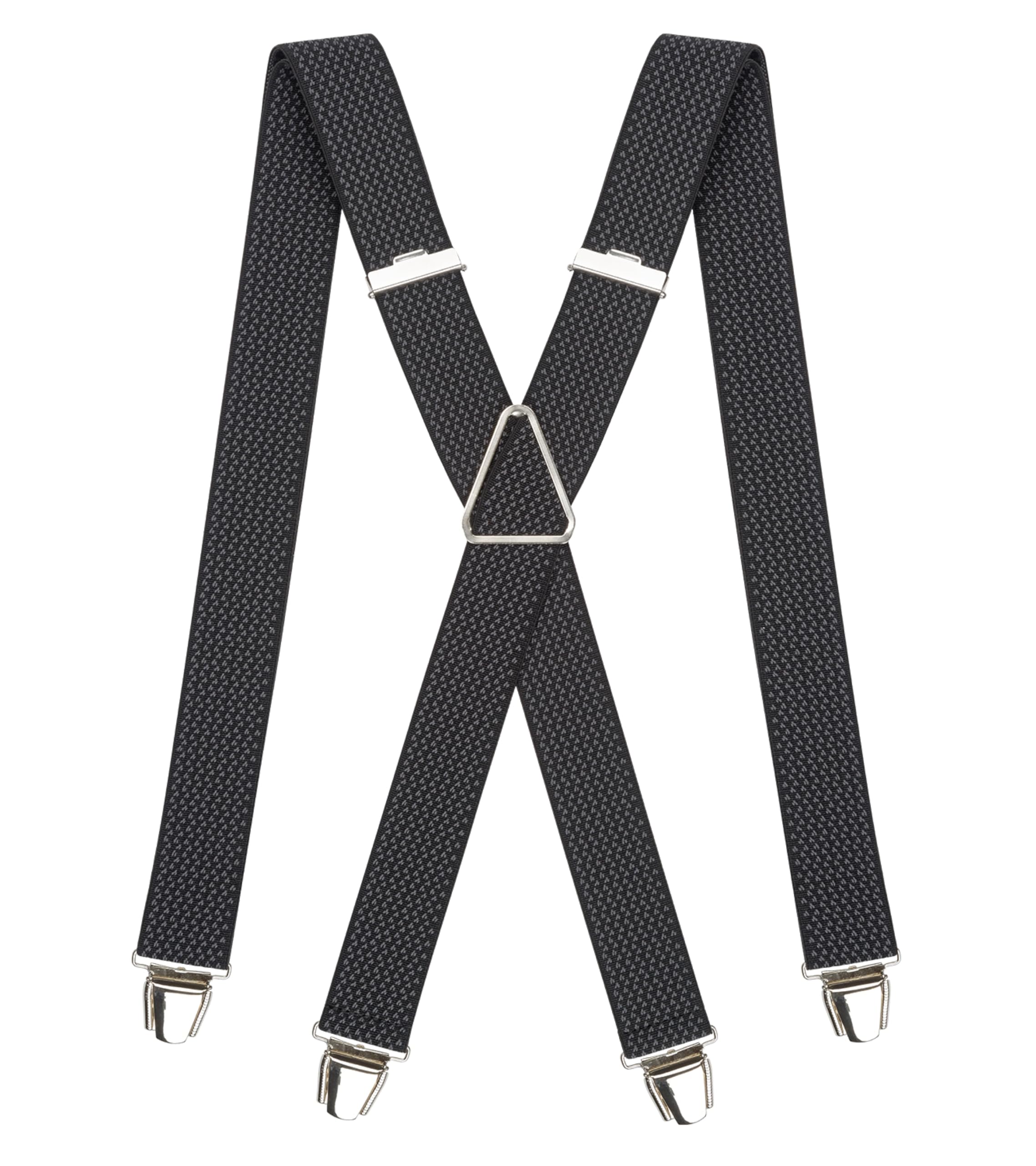 PIERROT Men’s Suspenders - One Size Adjustable and Elastic Suspenders for Men Tr