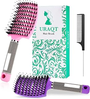 Uraqt Hair Brush, Pack of 2 Professional Detangling Brush, Hair Brush