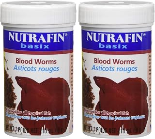 Nutrafin A7312 Basix Freeze D. Blood Worm, 9gm, 0.3-Ounce (Pack of 2)