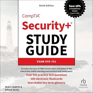 CompTIA Security+ Study Guide with over 500 Practice Test Questions: Exam SY0-701 (9th Edition)