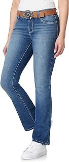 WallFlower Legendary Slim Belted Bootcut Jeans for Women, Sizes 0 to 24