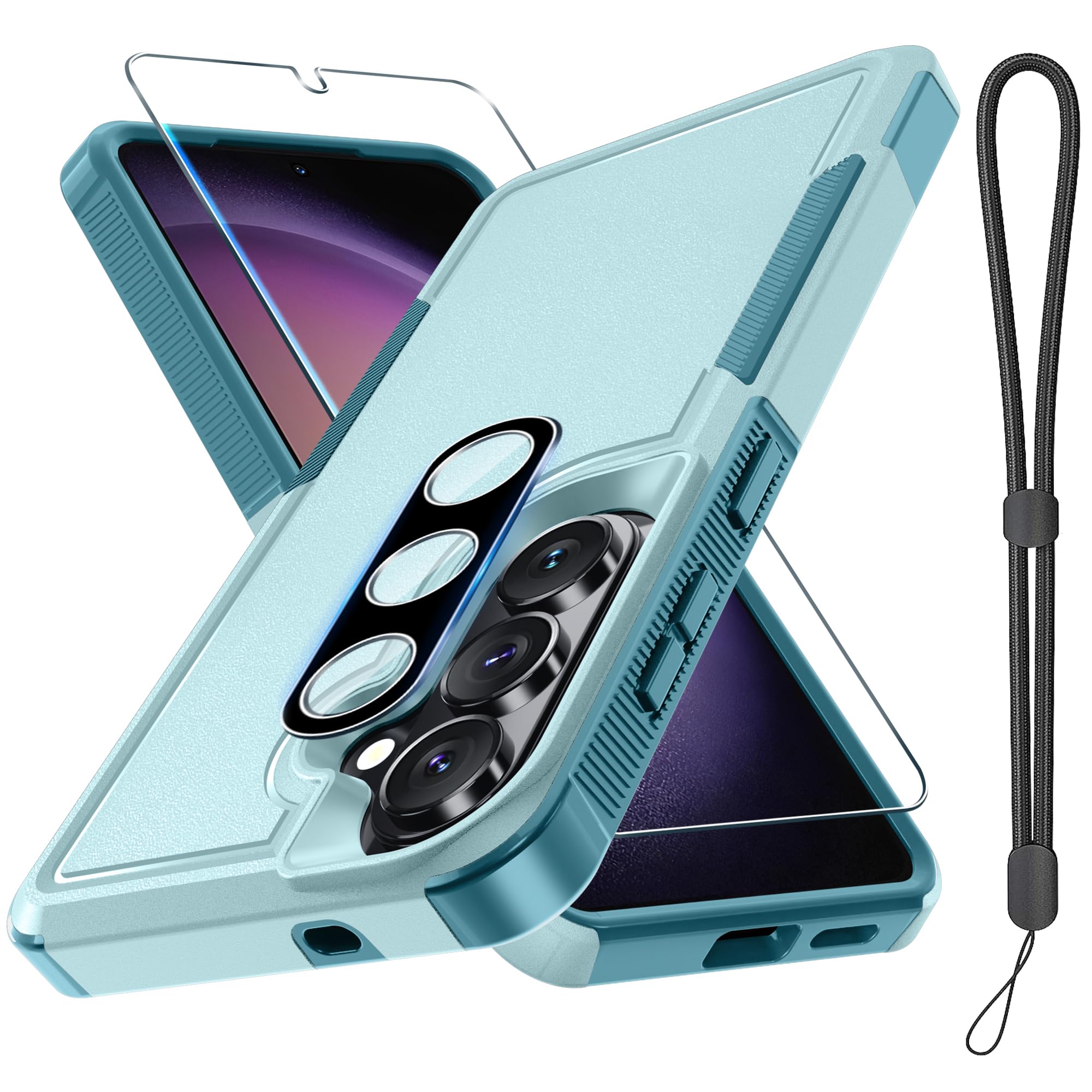 RMOCR for Samsung Galaxy S26 Case,Military Grade Phone Cover, Mint Green | with 
