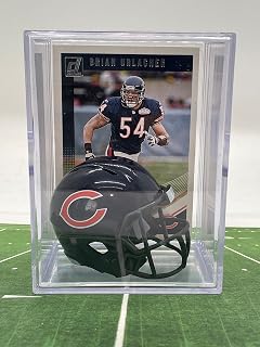 Chicago NFL Helmet Shadowbox w/Brian Urlacher card