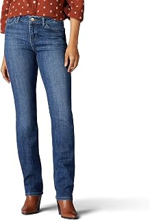 Lee Women's Iconic Regular Fit Straight Leg Straight Jeans Jeans