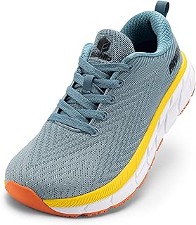 FitVille Men's Running Shoes, Wide 2E 4E Sneakers, Cushioned, Athletic Shoes, Gym Shoes, Slip-On, Ultra Lightweight, Breathable, Walking, Anti-Slip