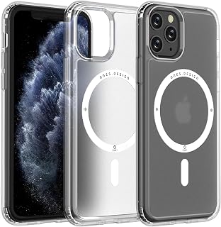 Ones iPhone 11ProMax Hybrid Hard Case, Military Grade Protection, Shockproof Airbag, Scratch Resistant, Qi Wireless Charging, Magnetic Silicone Anti-Yellow Case,