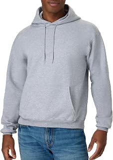 Hanes Ecosmart Men's Midweight Fleece Sweatshirt, Men's Hooded Sweatshirt, Men's Hoodie (Pack of 1)