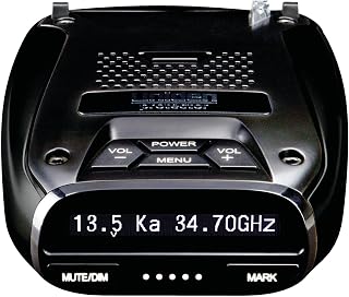 Uniden DFR7 Laser/Radar Detector, Super Long-Range, GPS with Mute Memory | 360° Protection, Advanced False Alert Filtering, GPS Mute Memory, Red Light & Speed Camera Alerts, OLED Display, Voice Alerts
