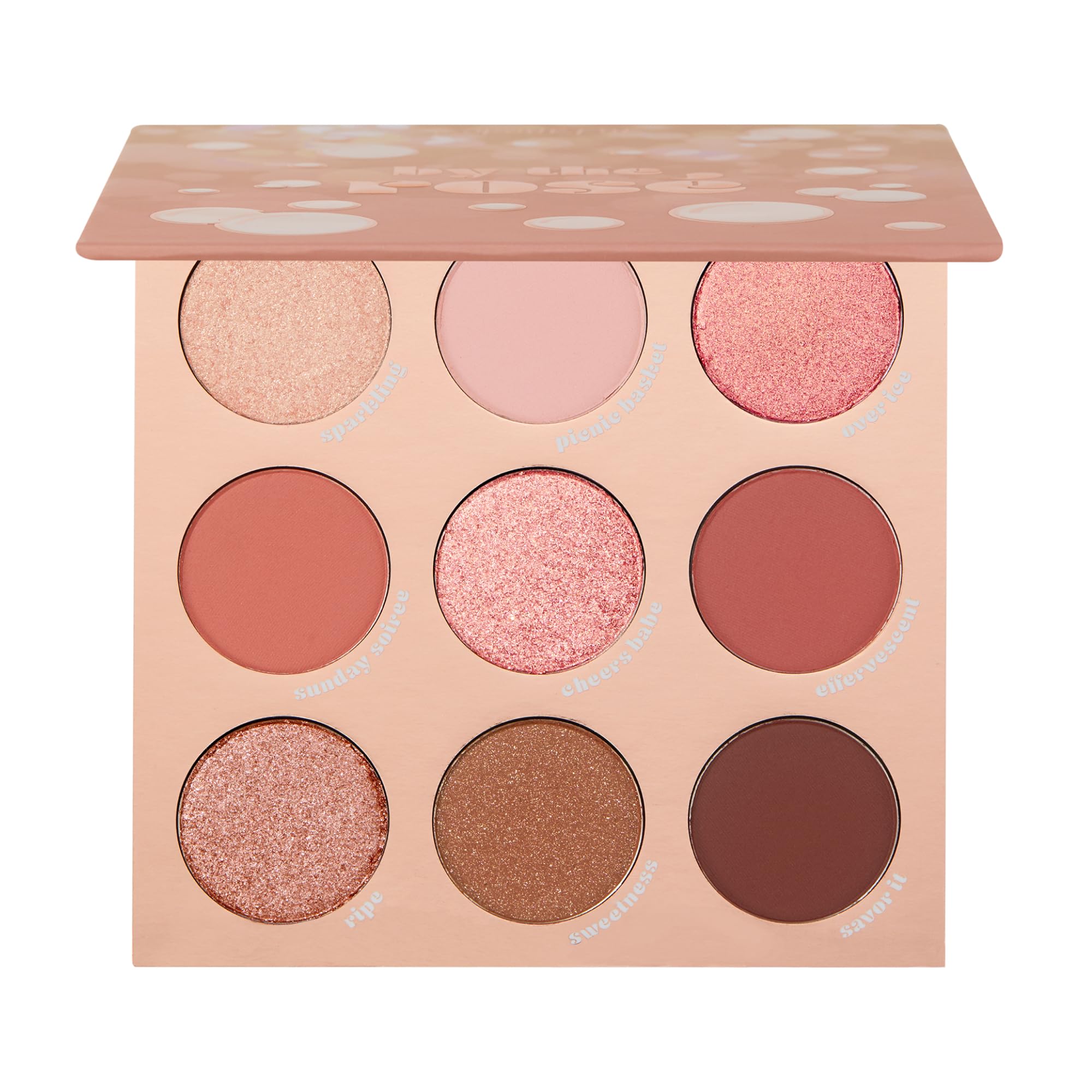 ColourPop By The Rosé Eyeshadow Palette - Pink &amp; Red Neutral Palette with Me