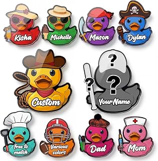 Custom Duck Cruise Door Magnets Fun Duck Cruise Door Decorations Ducky Magnets Stickers Decals Magnetic Reusable Cruiser Ship Magnet for Doors Car Fridge Refrigerator Birthday Kitchen Decor
