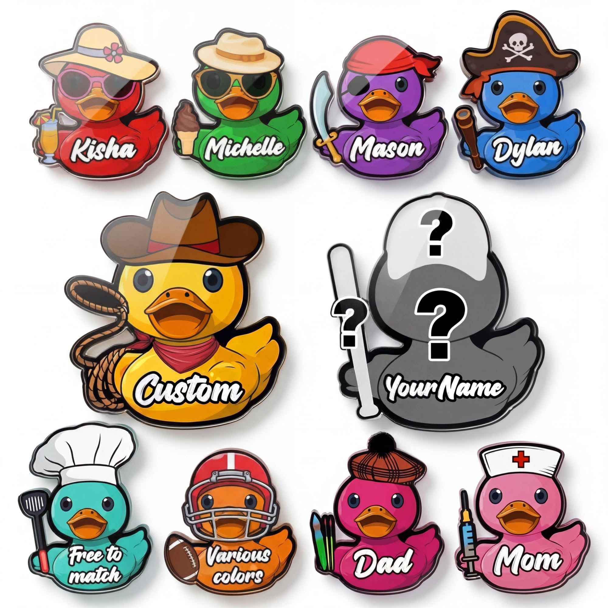 Custom Duck Cruise Door Magnets Fun Duck Cruise Door Decorations Ducky Magnets S