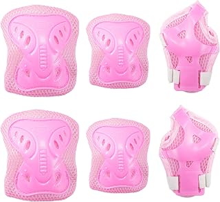 Toddler Knee Pads and Elbow Pads Set, Kids Lightweight Gear | Perfect for balance bikes, scooters, skateboards, roller skates, bicycles, first bike riding and outdoor play.
