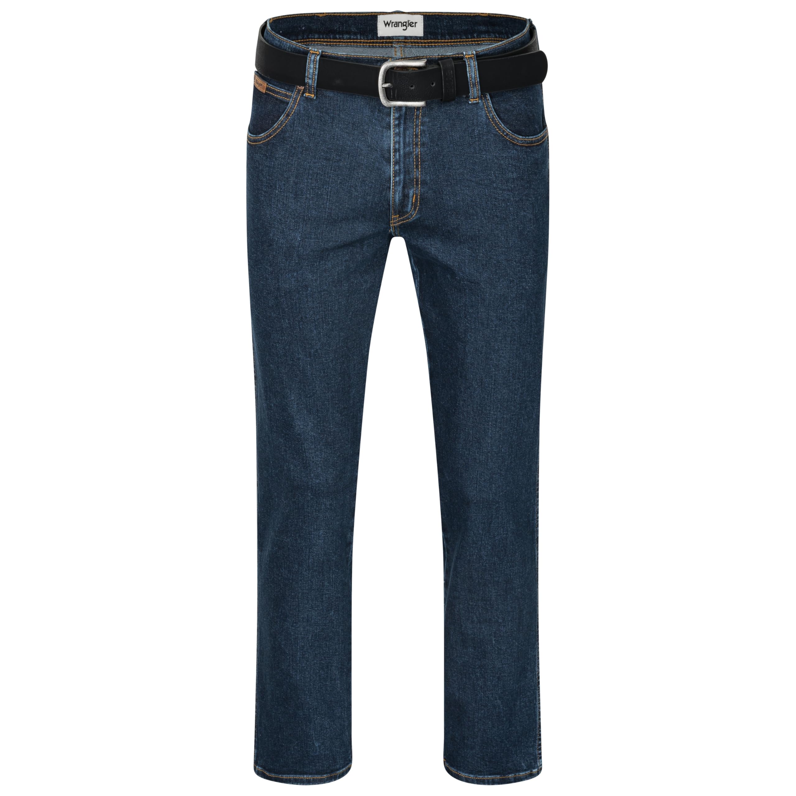 Wrangler Texas Pantaloni Jeans da uomo con percentuale elasticizzata, Glason Blu