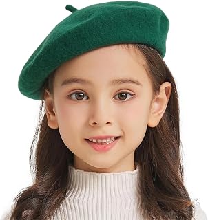 ZLYC Classic Wool Beret for Girls Boys Modern French Artist