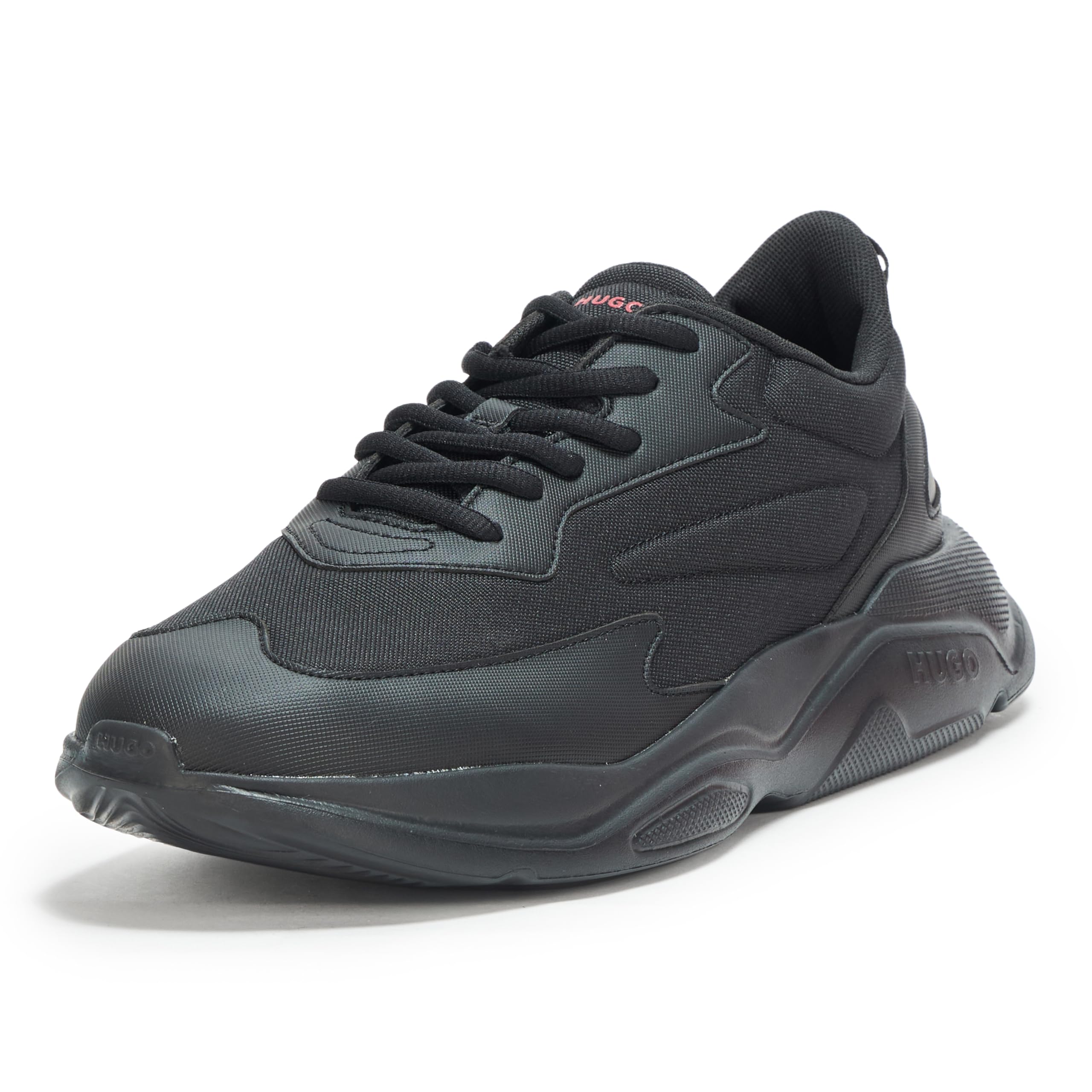 HUGO Men's Running Style Trainers with Thick Rubber Sole
