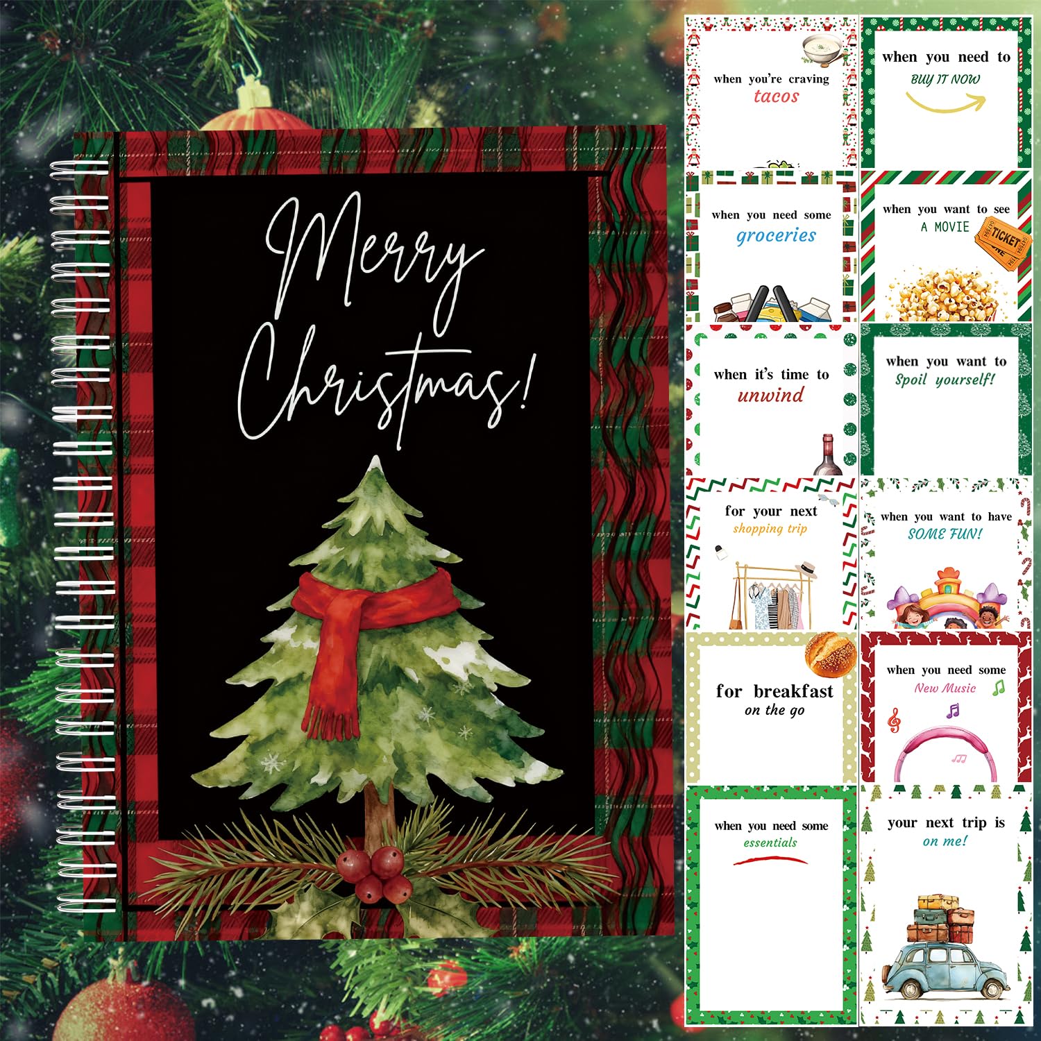 Semyifu Christmas Gift Card Book - Surprises on Every Page