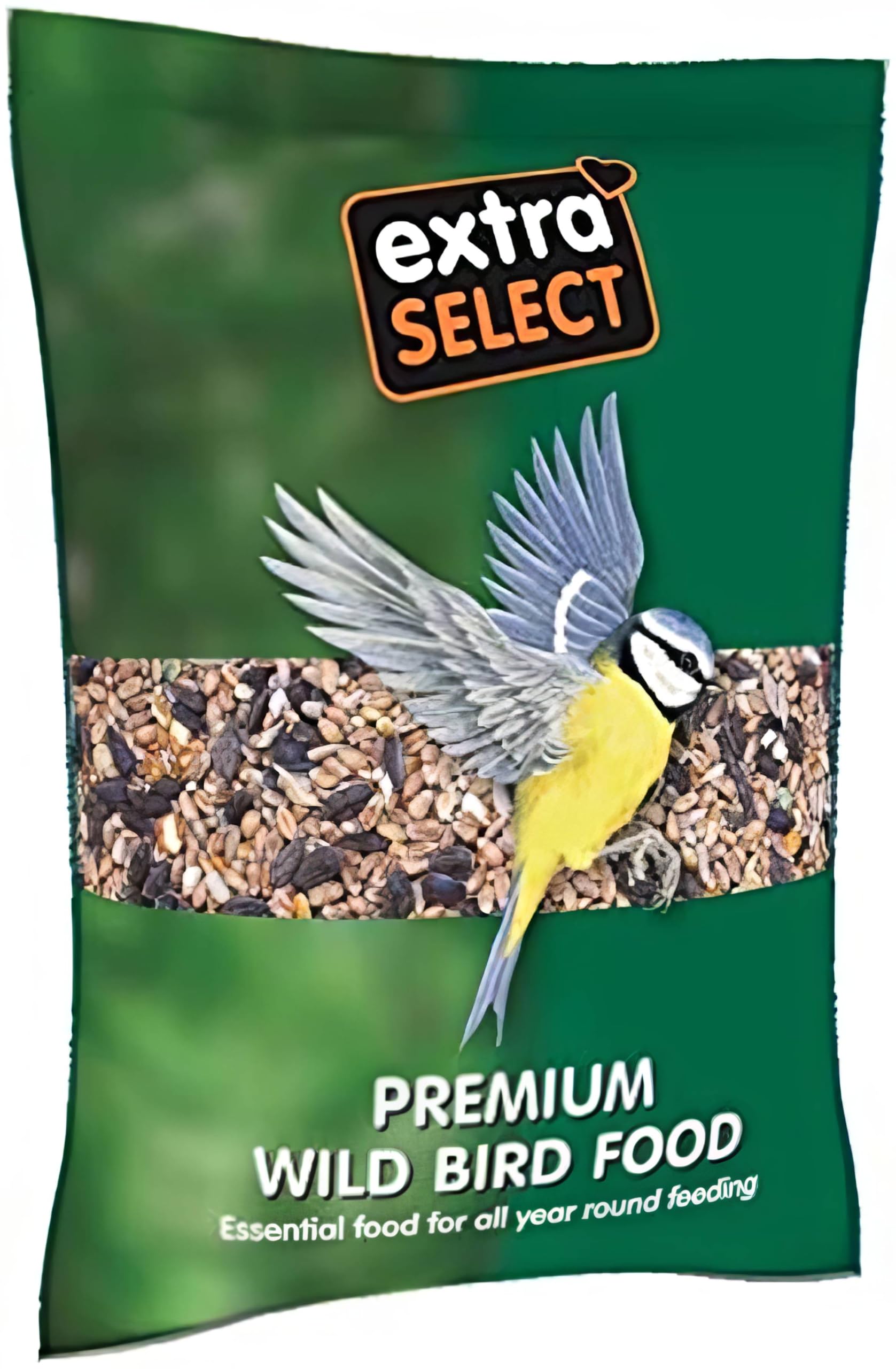 Extra Select Premium Wild Bird Food, 3 kg | Packaging May Vary | All-Season Feed
