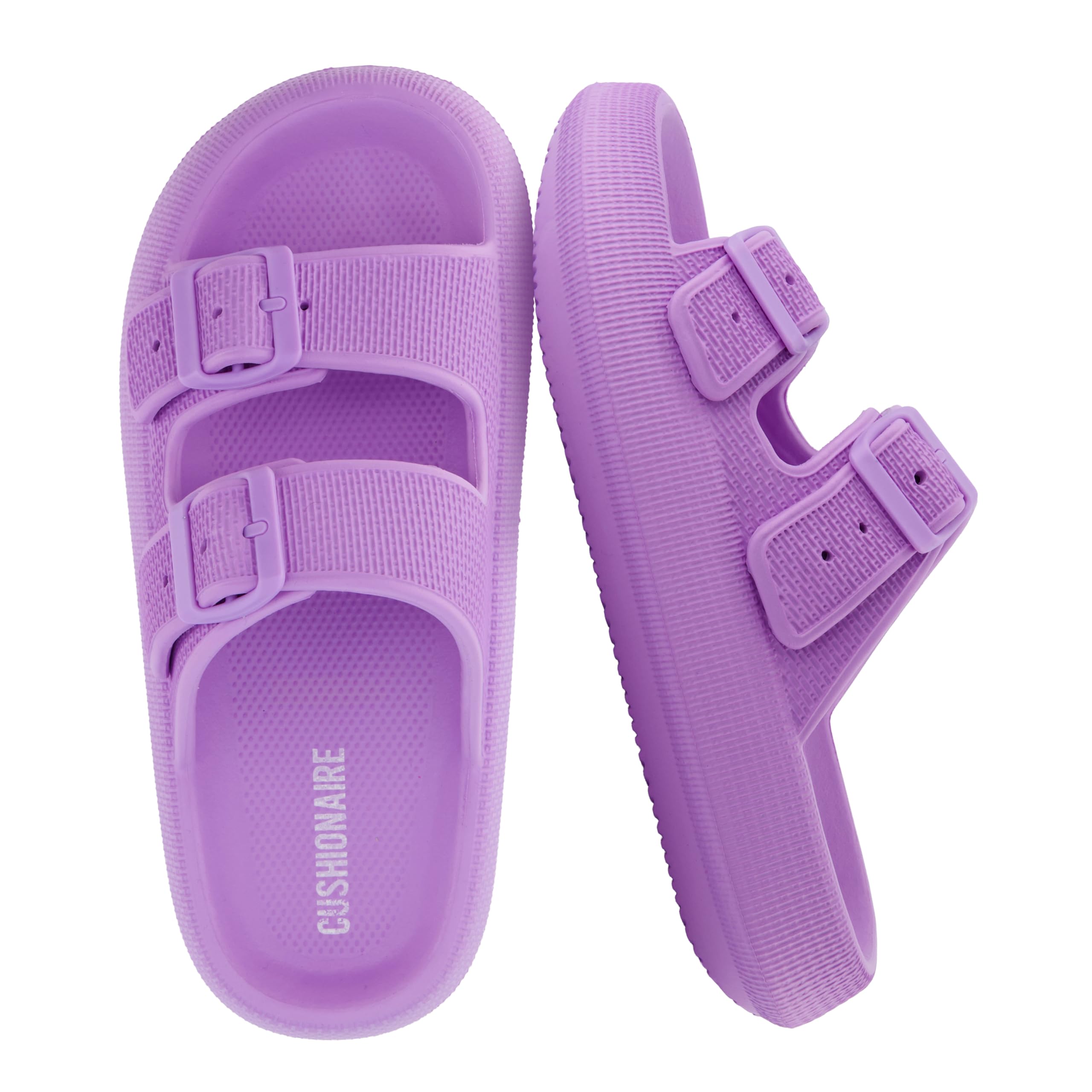 CUSHIONAIRE Women's Fame Cloud Recovery Slide with +Comfort