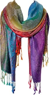Goood Times Fashion Women's Silk Scarf Luxury Satin Shawl Wraps