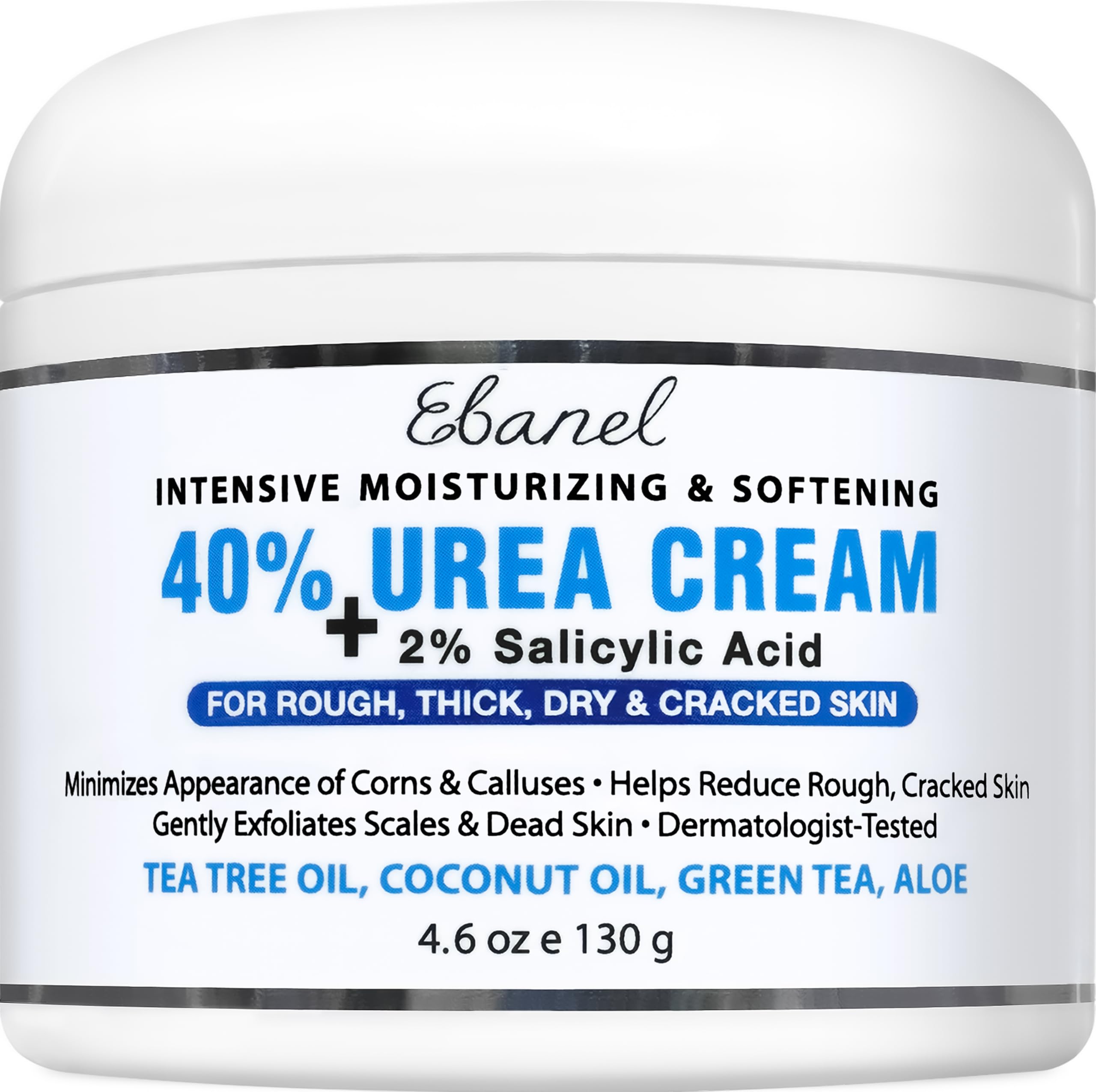 Ebanel Urea Cream 40% plus Salicylic Acid 2% for Dry Cracked Feet Skin | Deeply 