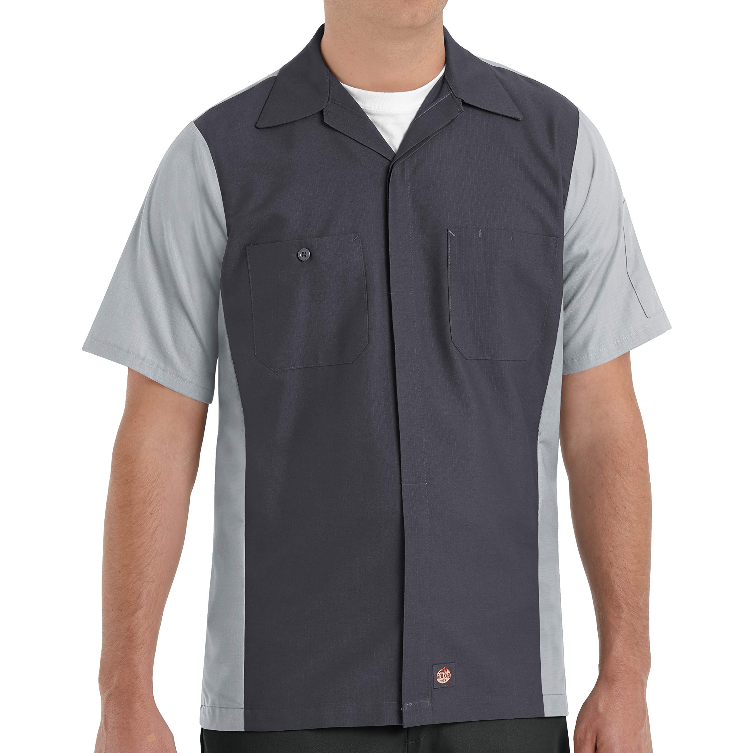 Red Kap Men's Men's Short Sleeve Solid Crew Shirt Shirt