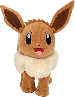 Pokemon Eevee Plush - 8-Inch Soft Plush with Authentic Details