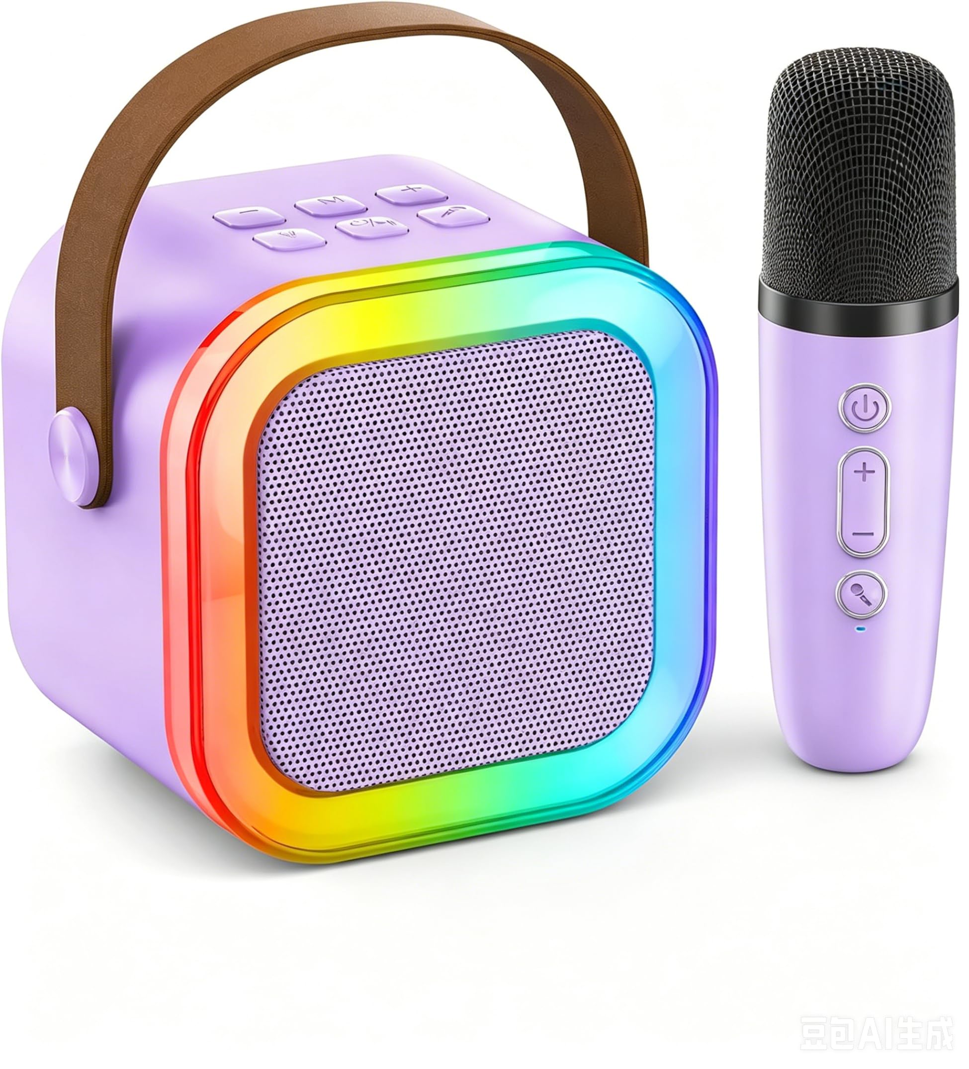 Karaoke Machine for Kids Adults, Portable Bluetooth Mini Karaoke Microphone Sing