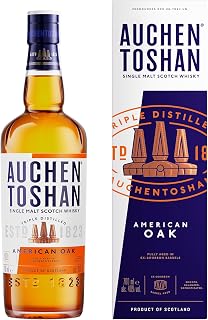 AUCHENTOSHAN American Oak | Scotch | Lowland | Single Malt Whisky | Smooth and Vanilla | Oak Cask Matured | 40 Percent ABV | 70 cl,Packaging May Vary