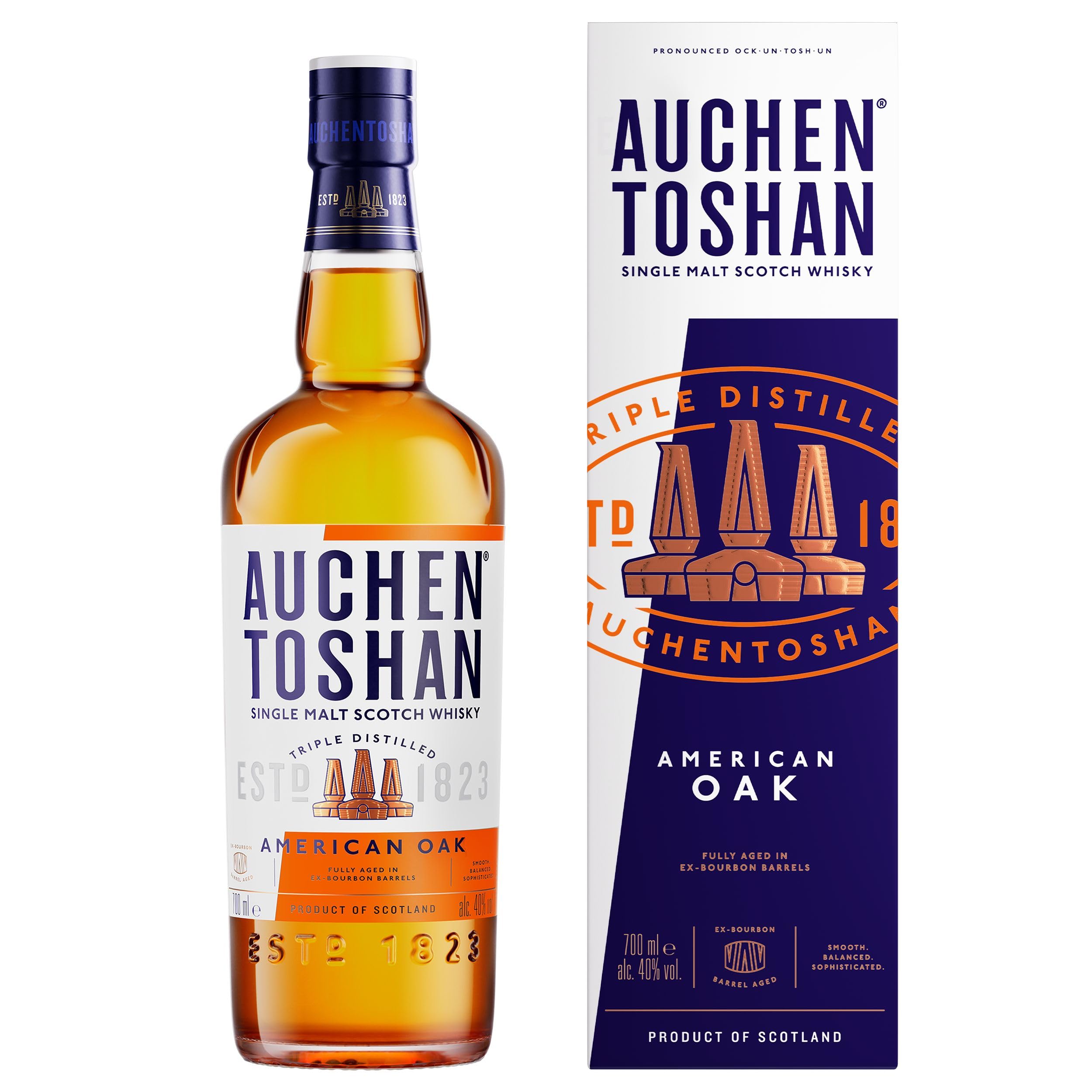 AUCHENTOSHAN American Oak | Scotch | Lowland | Single Malt Whisky | Smooth and V