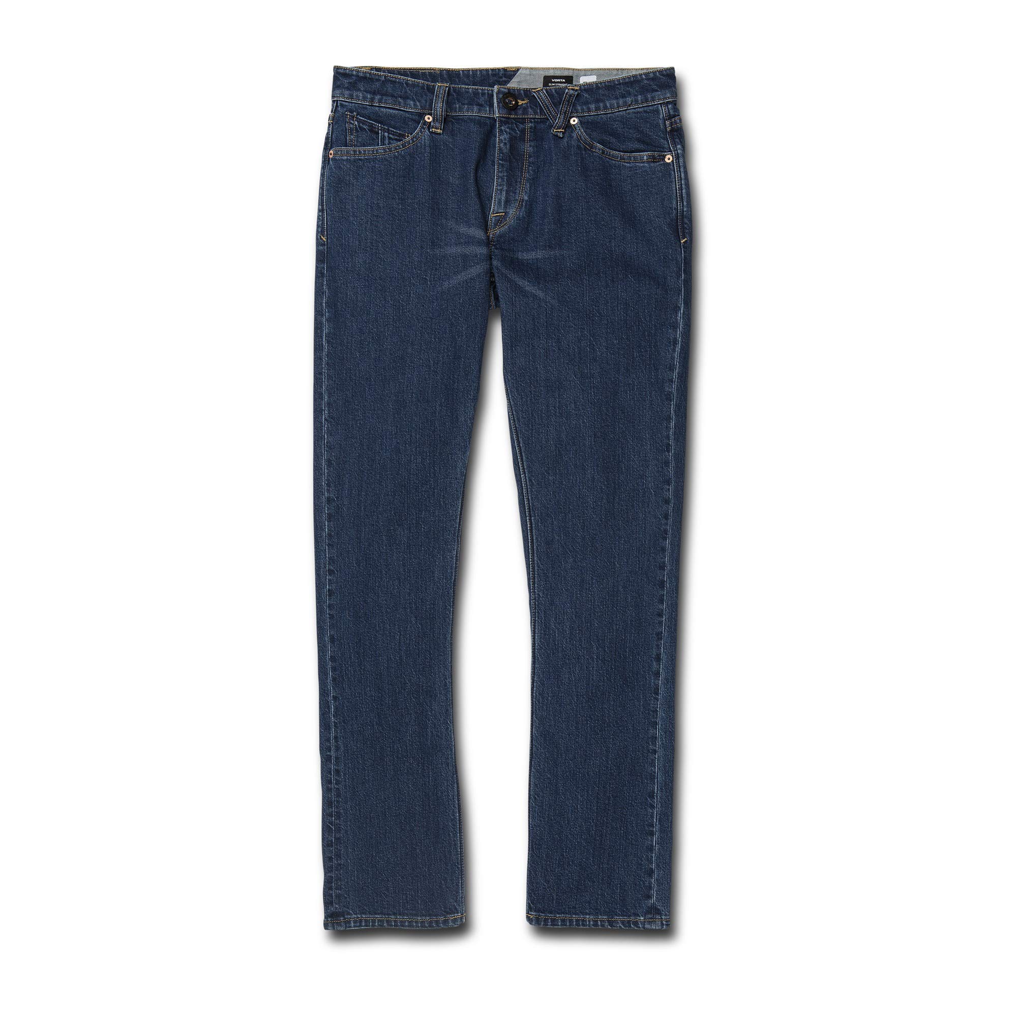 Volcom Mens Vorta Slim Fit Stretch Denim Jean Sweater for Men