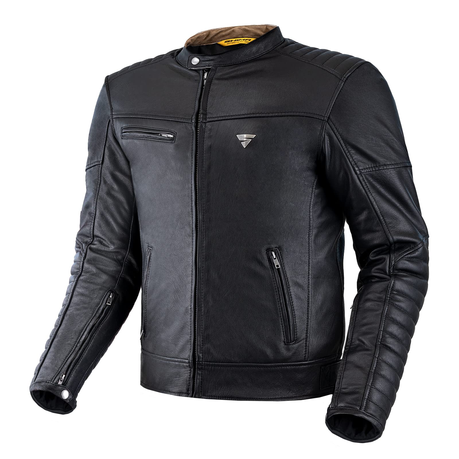 SHIMA WINCHESTER 2.0 Motorcycle Jacket for Men Classic Leather Biker Jacket with