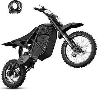 ESKUTE Electric Dirt Bike for Teens Adults, Mid-Drive Motor 3500W Peak, Electric Motorcycle 48V23Ah Battery, 53-Mile Range, 38-46mph, Hydraulic Nitrogen Dual Shock Absorbers