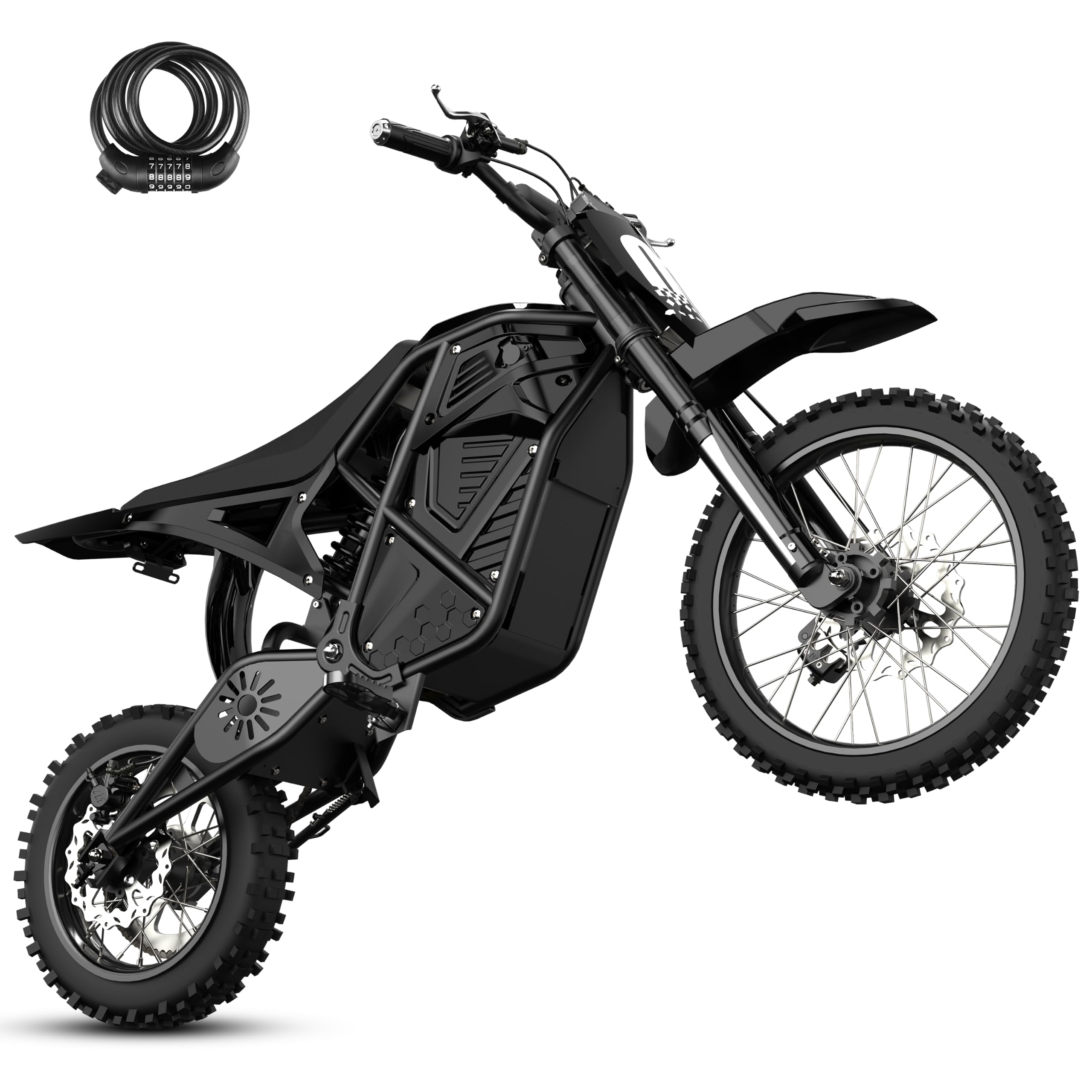 ESKUTE Electric Dirt Bike for Teens Adults, Mid-Drive Motor 3500W Peak, Electric