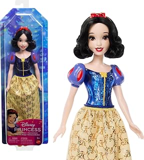 Mattel Disney Princess Snow White Fashion Doll in Signature Look | Sparkling Fashion with Removable Skirt, Hairband & Shoes, Posable & Collectible, Inspired by Disney Movie​​