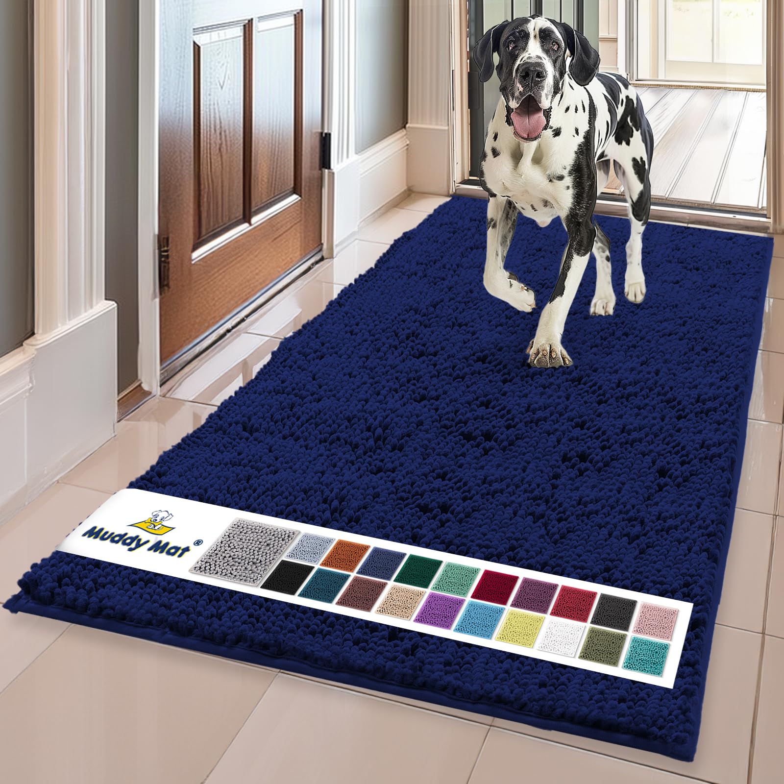 Muddy Mat® As Seen On TV - Super Absorbent Microfiber Dog Doormat For Muddy Feet
