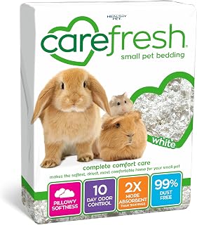 Carefresh White Natural Paper Small Pet Bedding, Odor Control 50L