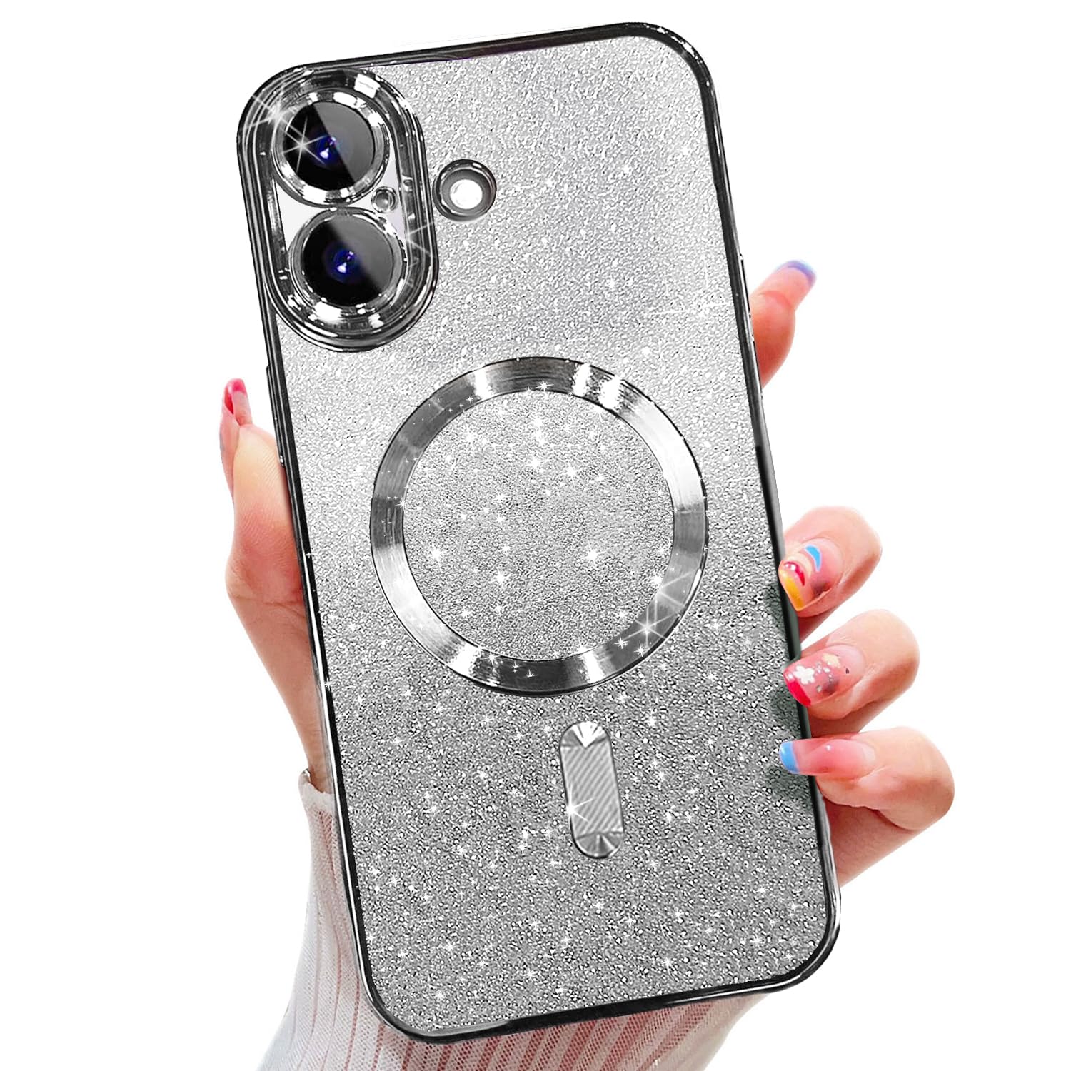 Misscase for iPhone 17 Case Compatible with MagSafe,Built-in Camera Lens Protect