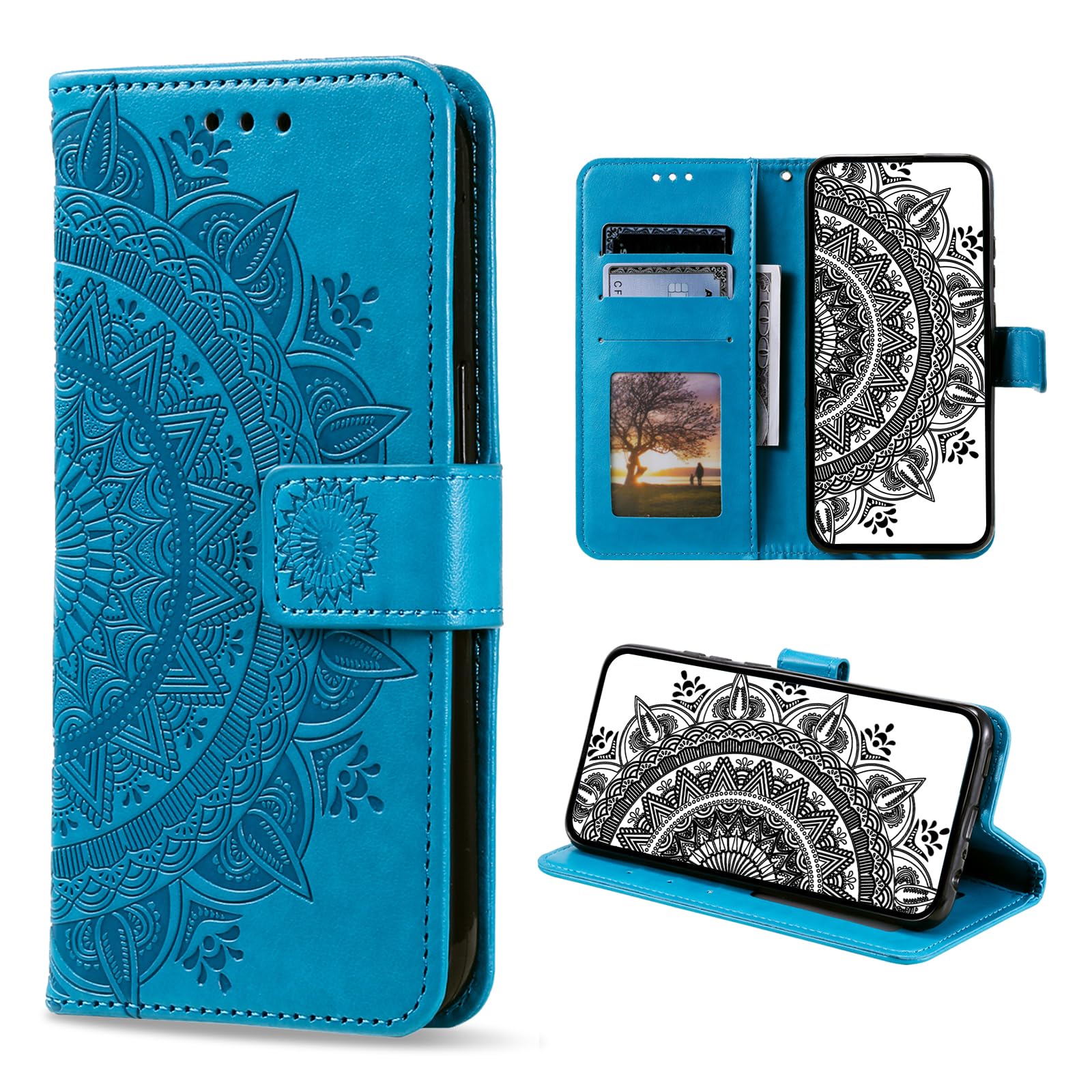 Case for iPhone 8 Plus/iPhone 7 Plus, PU Leather Cover Book Case with Flip [Magn