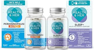 Health & Her Perimenopause Mind+ Day & Night Supplements, 30 Day Supply