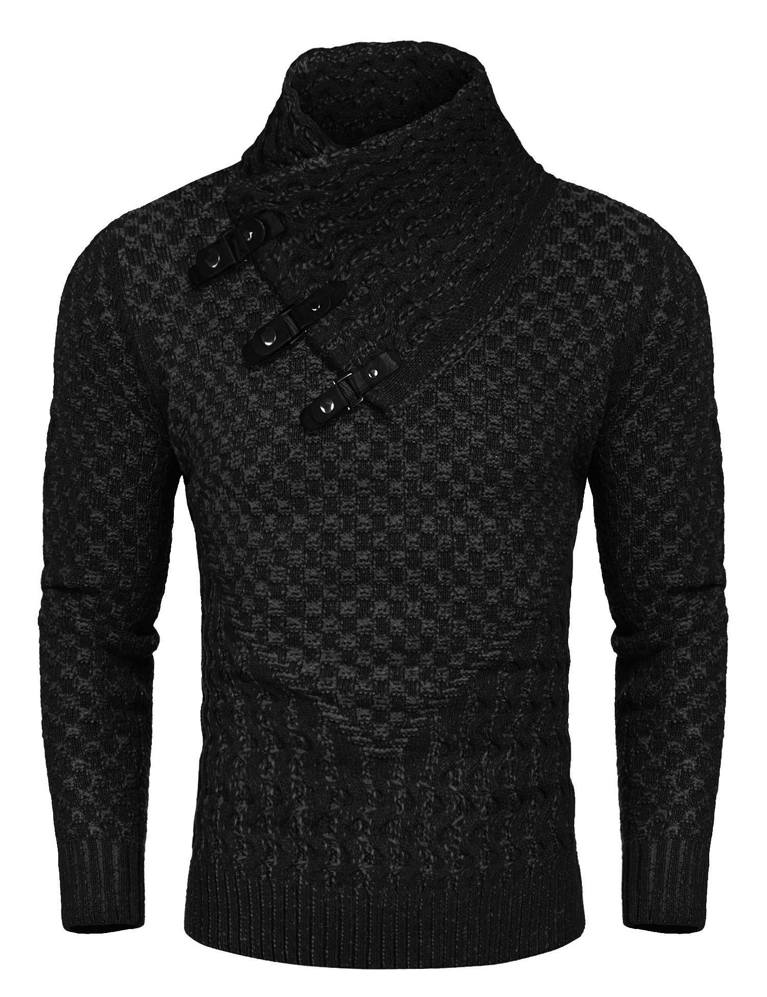 COOFANDY SWEATER メンズ US サイズ: XX-Large カラー: ブラック