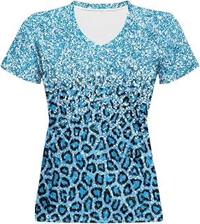 Women Summer T Shirt V Neck Casual Short Sleeve Blouses Tops Plus Size Athletic Tops Women Graphic XS-5XL