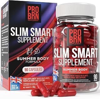 Pro BRN Weight Management & FB Capsules – Thermogenic Formula, 194mg Caffeine, Citrus Aurantium & Green Tea – Metabolism & Energy Support, 90 Vegan Capsules, 45 Day Supply, Made in UK