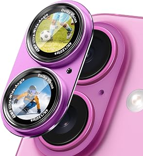 CACOE Metal Camera Lens Protector for iPhone 16/16 Plus/17 Cover