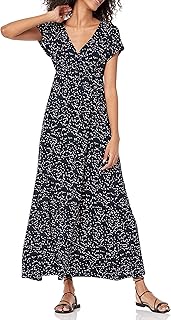 Amazon Essentials Damen Tailliertes Leichtes Sommer-Maxikleid (Erhältlich in Übergröße)
