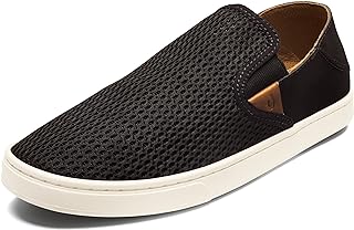 OluKai Pehuea Women's Slip-On Sneakers, Casual Everyday Shoes, Easy On/Off Breathable Mesh and Drop Heel, Comfort and Support Throughout