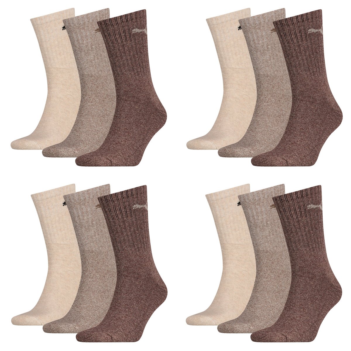 Puma Sports Socks Unisex Crew (3 Pair Pack)