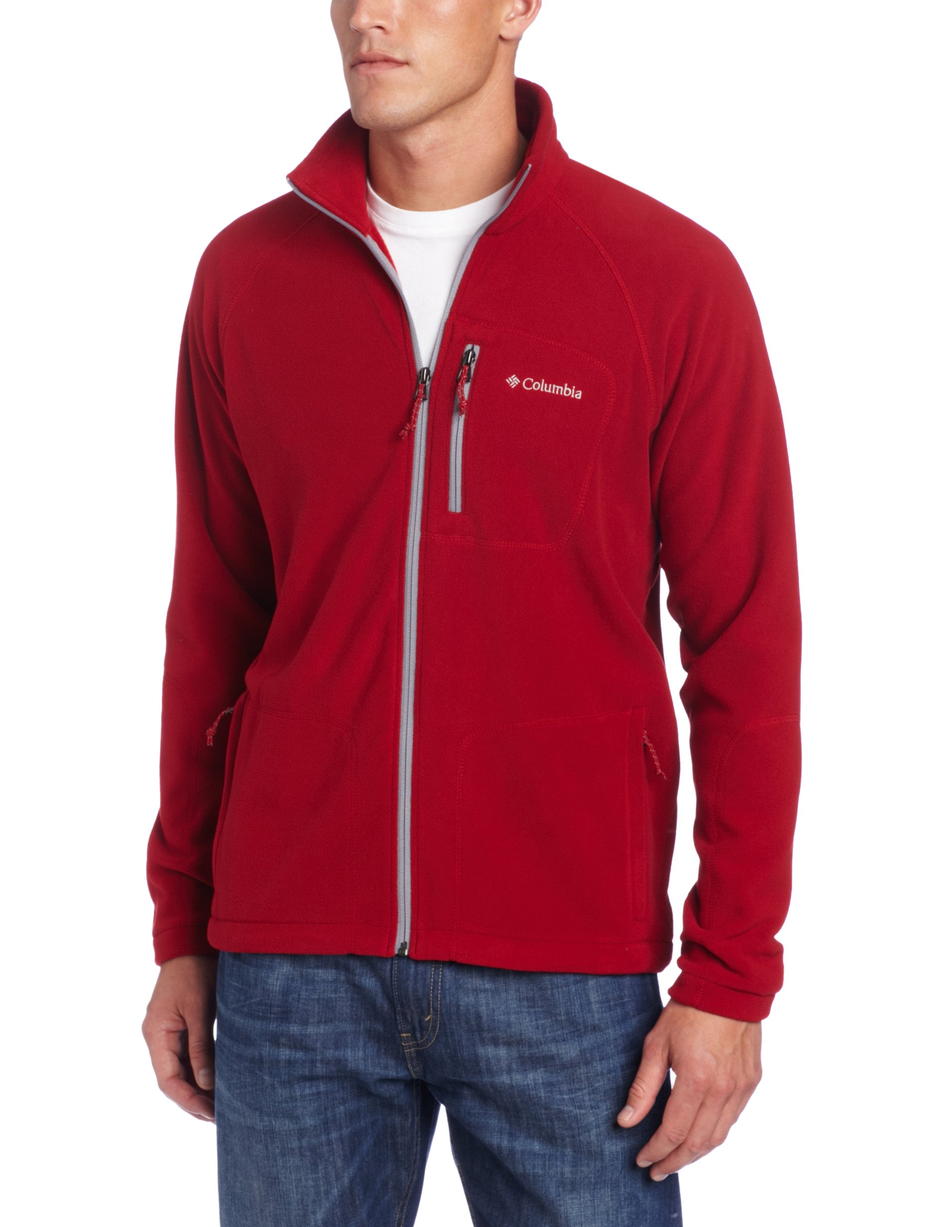 Columbia Fast Trek II - Chaqueta de forro polar con cremallera completa para hom