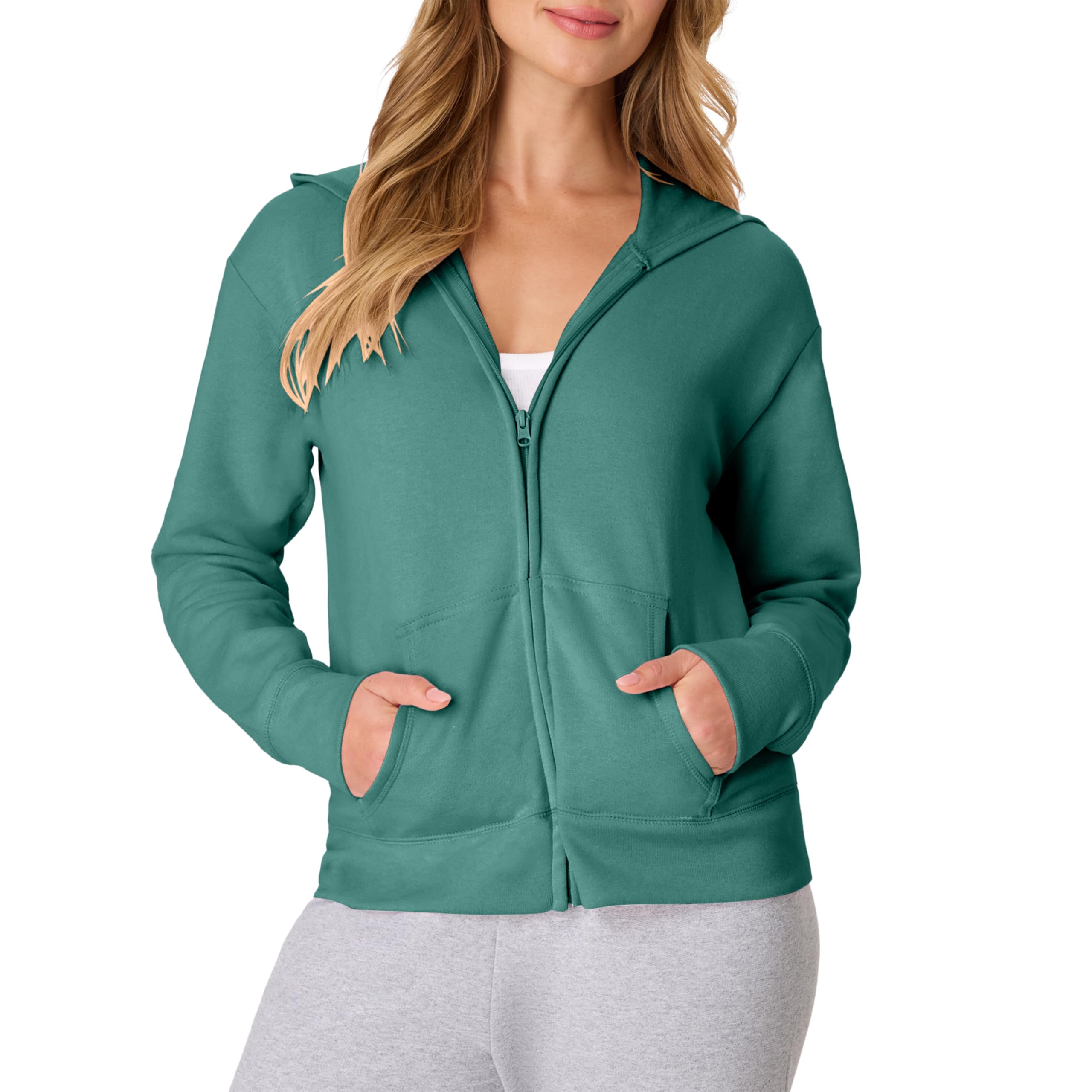 Hanes ECOSMART Women's Zip Up Fleece Jacket